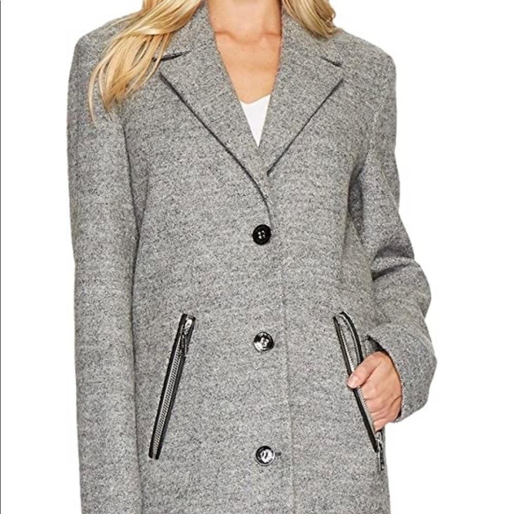 Calvin Klein Women's Wool Boucle Coat